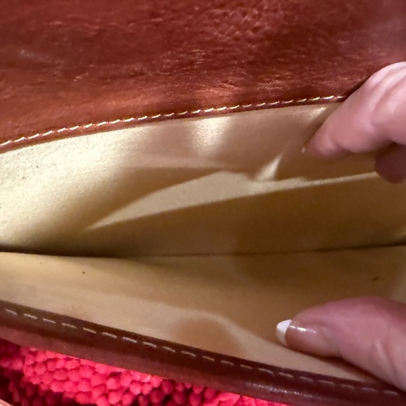 Stylish Brown and Black Leather Women’s computer briefcase Bag - Picture 4 of 14